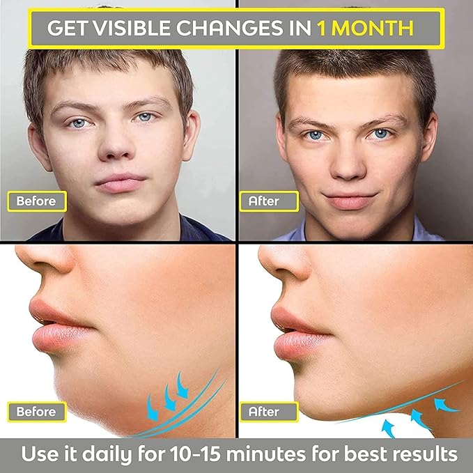 Jawline Exerciser Tool – Face & Neck Toning Shaper for Men & Women