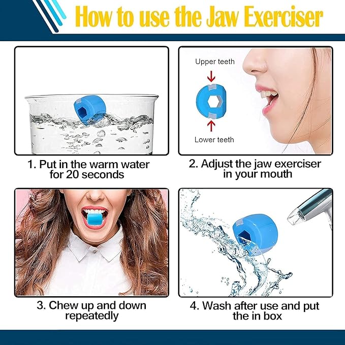Jawline Exerciser Tool – Face & Neck Toning Shaper for Men & Women